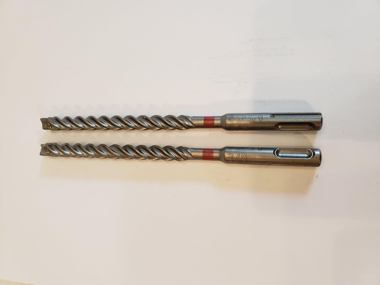 2x New Hilti Hammer Drill Concrete Bits, TE-C3X 3/8in 6in MP6, Part ...