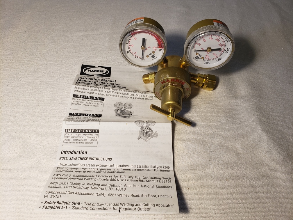 Harris® 301 Model Acetylene Regulator (CGA 300) 301-15-300 | Chicago ...