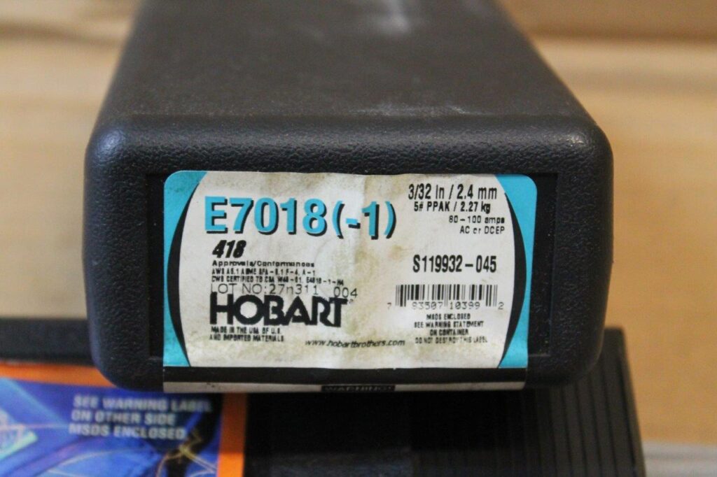 Hobart S119932-045 418 Stick Electrode; E7018-1 H4r, 3 32 Inch X 14 