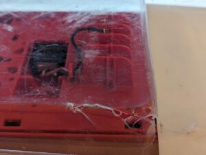 Honeywell BG-12 Series Fire Alarm Pull Station packaging damage