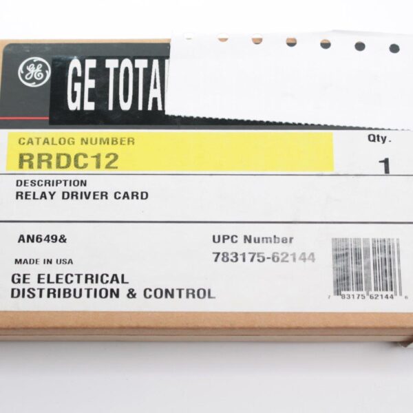 General Electric Total Lighting Control Mother Board RRDC12 Lighting Automation Panel Relay Driver Card