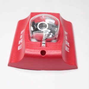 System Sensor SR Strobe STD CD, Red, Wall Mount, FIRE Lettering, Standard Candela