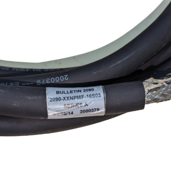 Allen Bradley Kinetix Motor Power Cable | Model: 2090-XXNPMF-16S03 | Series A | 3 Meters