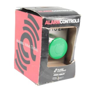 AssaAbloy Alarm Controls TS-14 Push Button for Exit with Pneumatic Timer - Green