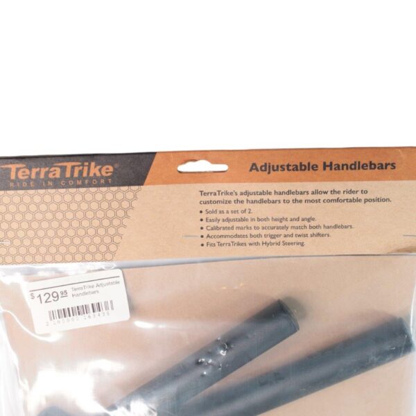 Terratrike Handle Bar - Adjustable (pair) Black TT000740