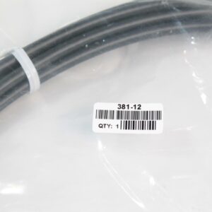 381-12 SMA Extension Cable 12' Coil Threaded Black Cord Replacement