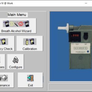 AlcoSensor Iv 4 @ Work Screenshot for Intoximeters Alco-Sensor RBT IV Breathalyzer System with Case, Printer, Mouthpieces, Battery