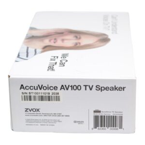 AccuVoice TV Speaker AV100 Espresso