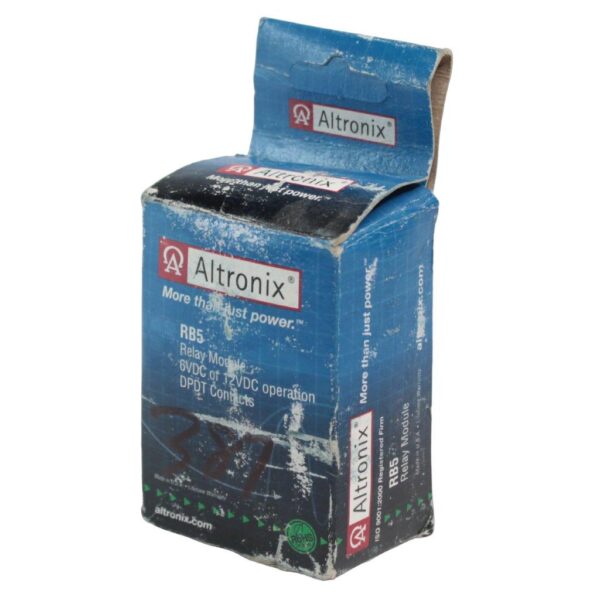 Altronix RB5 Relay Module 6 VDC or 12 VDC DPDT Contacts