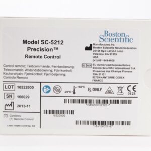 Boston Scientific SC-5212 Precision Remote Control