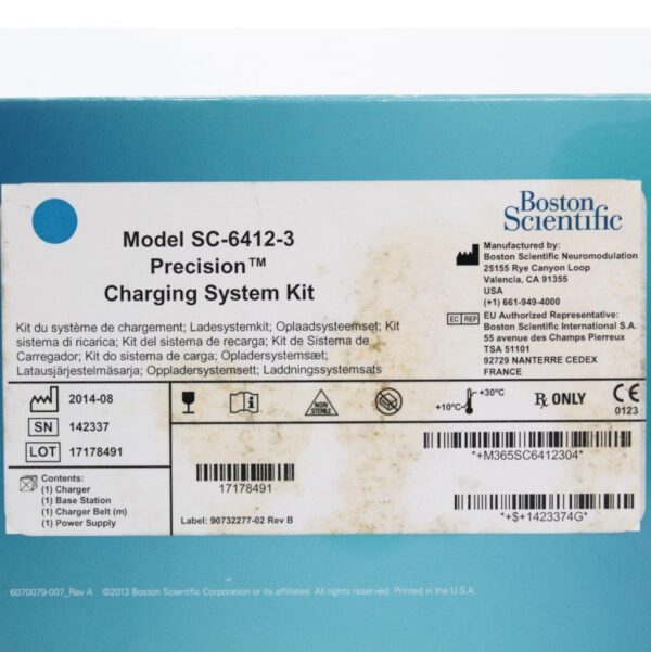 Boston Scientific SC-6412-3 Charging System Kit