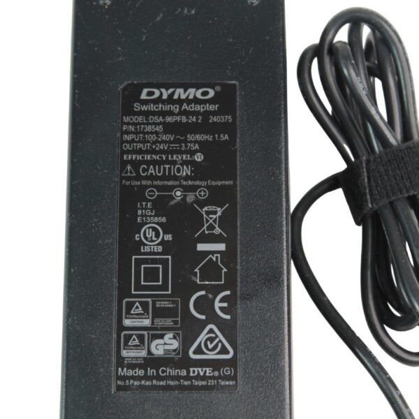 Dymo LabelWriter 4XL Thermal Label Printer With AC Adapter USB Cable #1738542