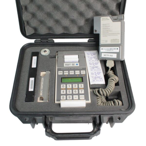 Intoximeters Alco-Sensor RBT IV Breathalyzer System with Case