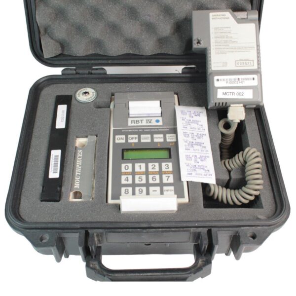 Intoximeters Alco-Sensor RBT IV Breathalyzer System with Case