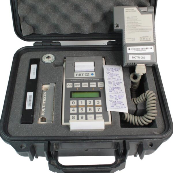 Intoximeters Alco-Sensor RBT IV Breathalyzer System with Case