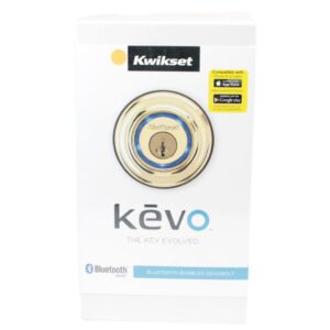 Kwikset Kevo Bluetooth Electronic Deadbolt Lock, 925 Kevo DB L03, 99250-001