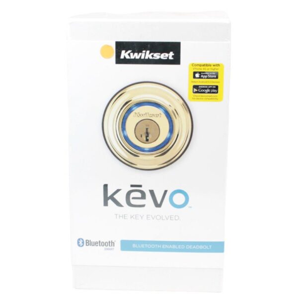 Kwikset Kevo Bluetooth Electronic Deadbolt Lock, 925 Kevo DB L03, 99250-001