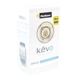 Kwikset Kevo Bluetooth Electronic Deadbolt Lock, 925 Kevo DB L03, 99250-001