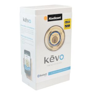 Kwikset Kevo Bluetooth Electronic Deadbolt Lock, 925 Kevo DB L03, 99250-001