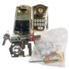 Kwikset Smart Code 914 Traditional Electronic Deadbolt with Z-Wave Technology Polished Brass