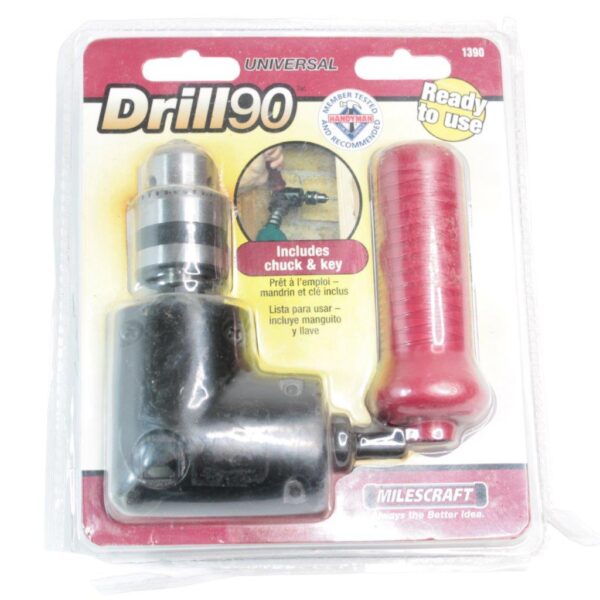 Milescraft Drill 90 Right Angle Attachment For Drills 3/8 "