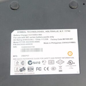 Symbol Technologies SACX000-4000C with 4x Battery 82-000012-02 & Power Supply