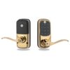 Yale Real Living Keyless Entry Leverset with Touchscreen and Z-Wave Model: YRL220ZW605 (Polished Brass US3 Finish)