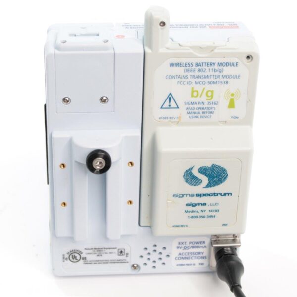 Baxter Sigma Spectrum v6 602189016 Infusion Pump Wireless Battery B/G, Power Supply, Clamp