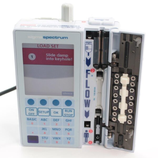 Baxter Sigma Spectrum v6 602189016 Infusion Pump Wireless Battery B/G, Power Supply, Clamp