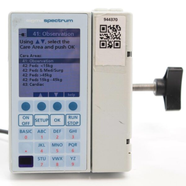 Baxter Sigma Spectrum v6 602189016 Infusion Pump Wireless Battery B/G, Power Supply, Clamp