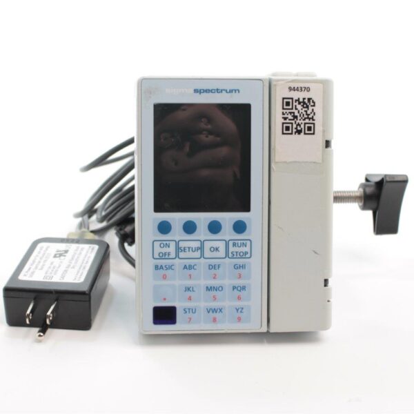 Baxter Sigma Spectrum v6 602189016 Infusion Pump Wireless Battery B/G, Power Supply, Clamp