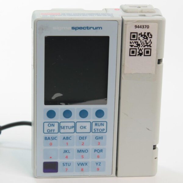 Baxter Sigma Spectrum v6 602189016 Infusion Pump Wireless Battery B/G, Power Supply, Clamp