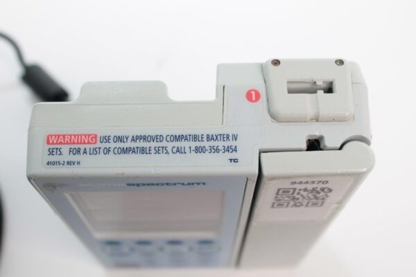 Baxter Sigma Spectrum v6 602189016 Infusion Pump Wireless Battery B/G, Power Supply, Clamp