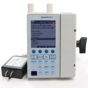 Baxter Sigma Spectrum v6 602189016 Infusion Pump Wireless Battery B/G, Power Supply, Clamp