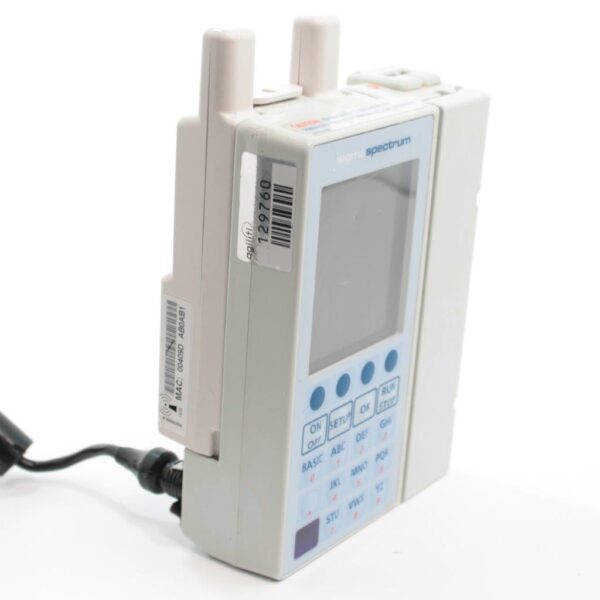 Baxter Sigma Spectrum v6 602189016 Infusion Pump Wireless Battery B/G, Power Supply, Clamp