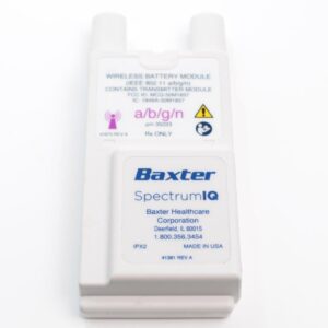 Baxter Sigma Spectrum v6 602189016 Infusion Pump Wireless Battery B/G, Power Supply, Clamp