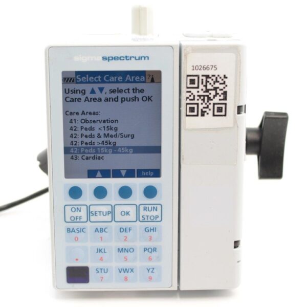 Baxter Sigma Spectrum v6 602189016 Infusion Pump Wireless Battery B/G, Power Supply, Clamp