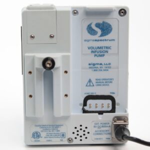 Baxter Sigma Spectrum v6 ser. 1026675 or ser.1031222 (129763) Infusion Pump Wireless Battery B/G, Power Supply, Clamp