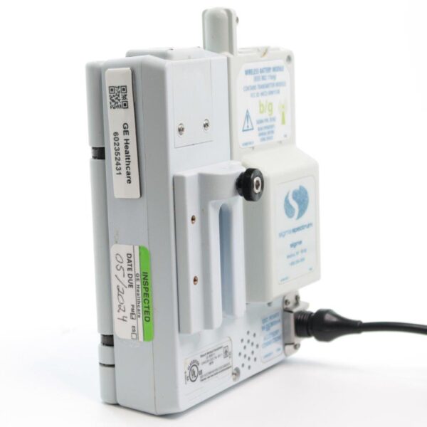 Baxter Sigma Spectrum v6 ser. 1026675 or ser.1031222 (129763) Infusion Pump Wireless Battery B/G, Power Supply, Clamp