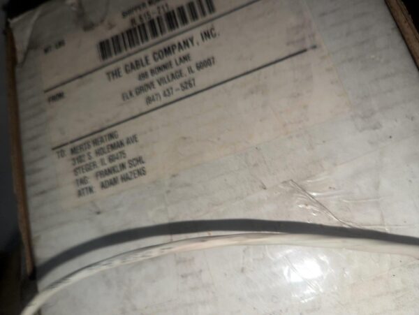 Partial Box of Cable | The Cable Company #5044C13CMP1000 | 18 AWG, 4C | 542 Feet