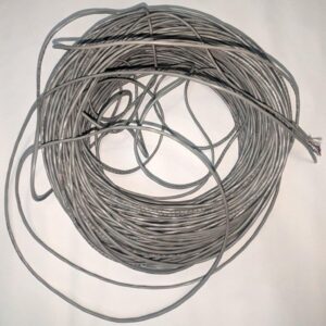 Partial Spool of 3 Wire Shielded Cable | 20 AWG | CL3R/CMR | 392 FT