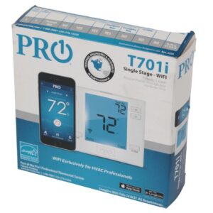 T701i PRO1 IAQ WiFi Single Stage Thermostat 1H1C 24V