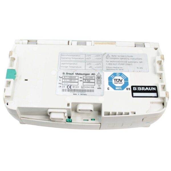 B BRAUN 8713050U Syringe Infusion Pump without AC Adapter