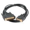 Tripp Lite P456-006 Null Modem Serial Cable – DB9 Female to DB25 Male, 6 ft. (1.83 m), Gold-Plated Connectors