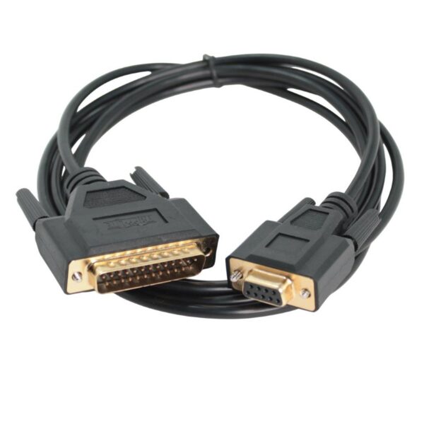 Null Modem Gold Cable DB9 (Female)-DB25 (Male)-6ft